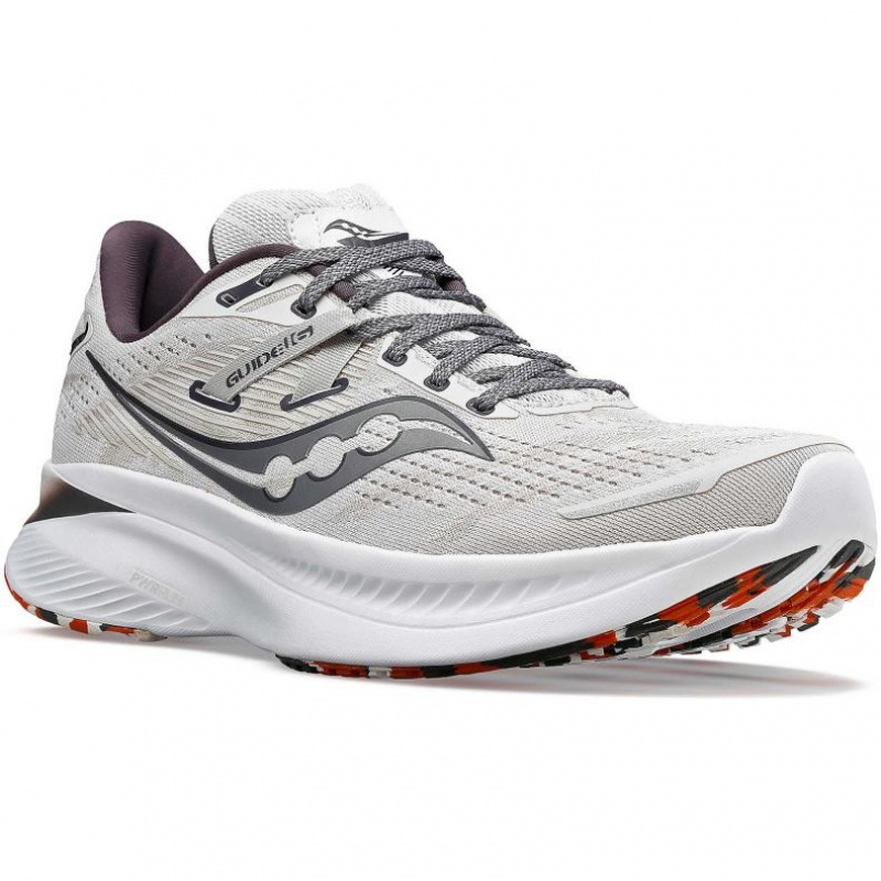 Saucony Guide 16 Men's Running Shoes White | NEW ZEALAND RHTVX