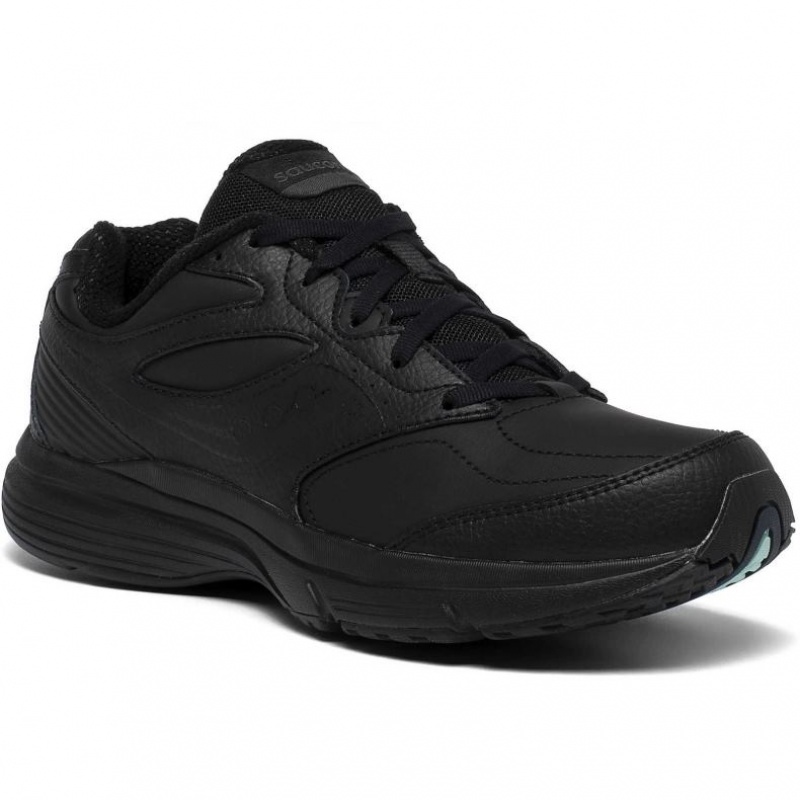 Saucony Integrity Walker 3 Extra Women's Wide Running Shoes Black | NZ NCVFU