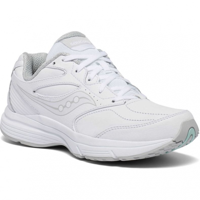 Saucony Integrity Walker 3 Women's Wide Running Shoes White | NEW ZEALAND LXPGE