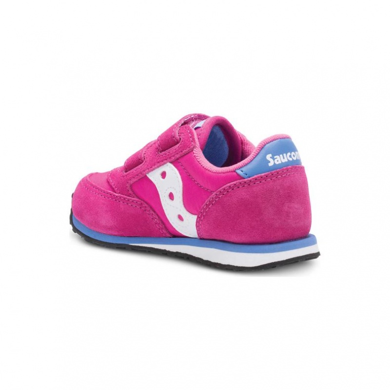 Saucony Jazz Hook & Loop Big Kids' Sneakers Pink | NZ IJMBS