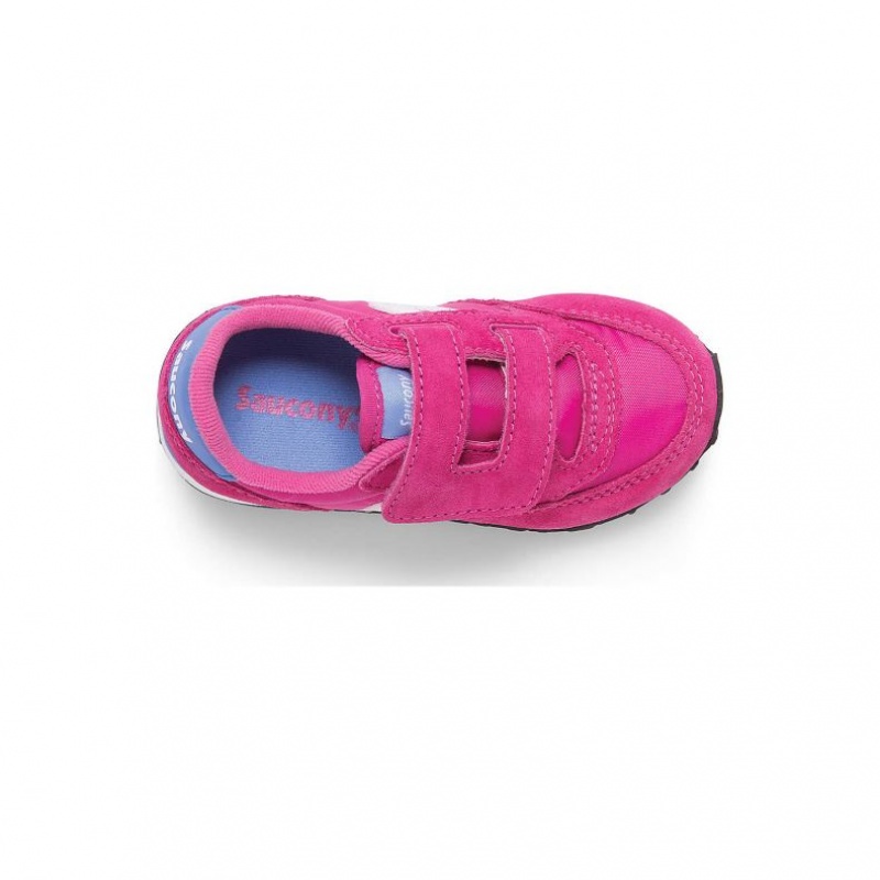 Saucony Jazz Hook & Loop Big Kids' Sneakers Pink | NZ IJMBS