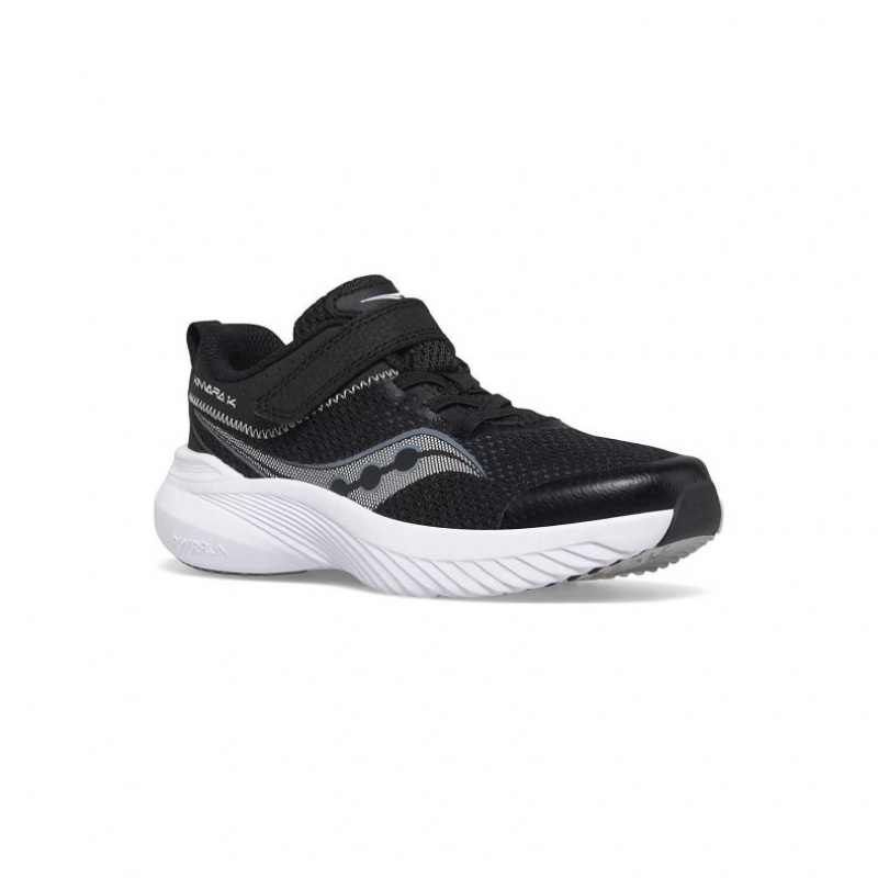 Saucony Kinvara 14 A/C Big Kids' Sneakers Black | NEW ZEALAND IVFUB