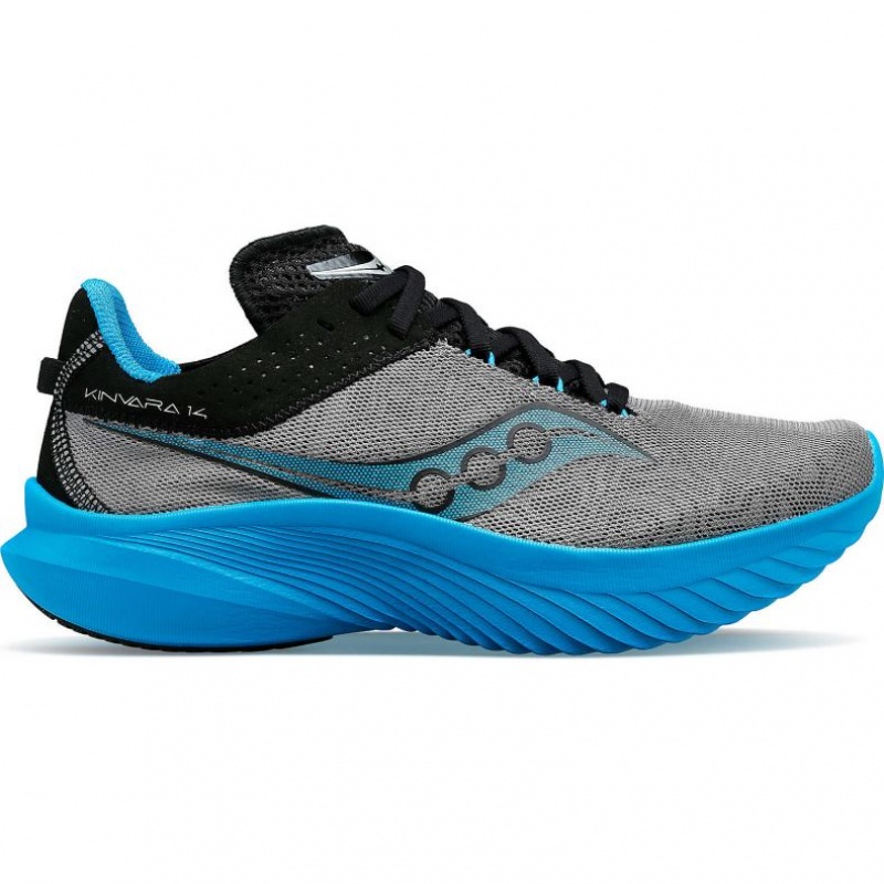 Saucony Kinvara 14 Men\'s Running Shoes Blue / Grey | NZ LGEDY