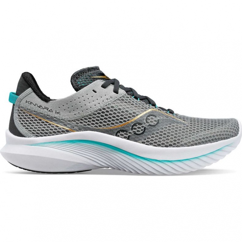 Saucony Kinvara 14 Men\'s Running Shoes Grey | NZ RQSEA