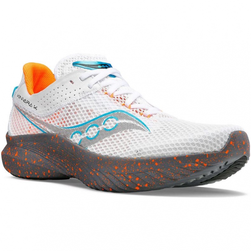 Saucony Kinvara 14 Men's Running Shoes White | NEW ZEALAND RIVHP