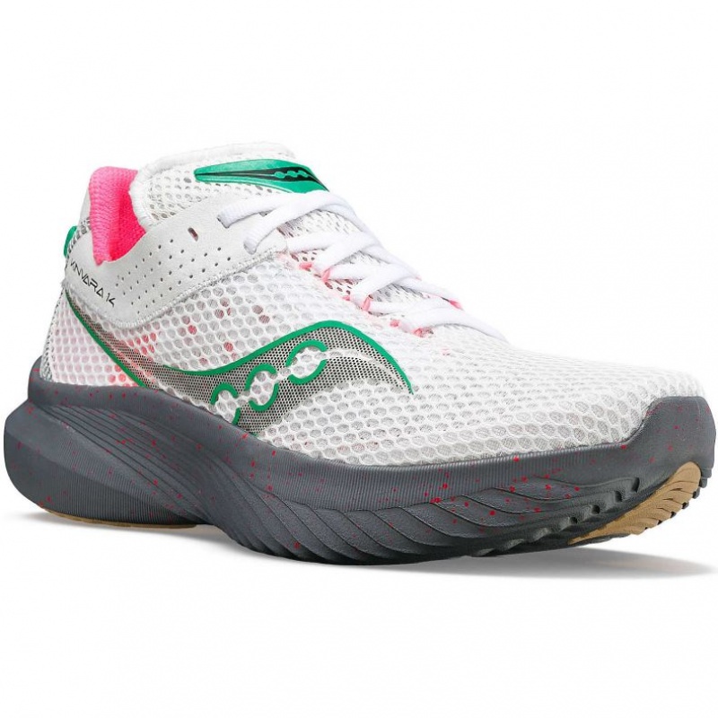 Saucony Kinvara 14 Women's Running Shoes White | NEW ZEALAND HVDXU