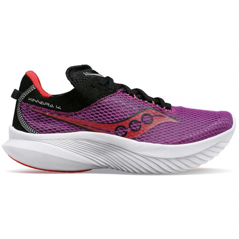 Saucony Kinvara 14 Women\'s Running Shoes Purple | NZ BMZFQ