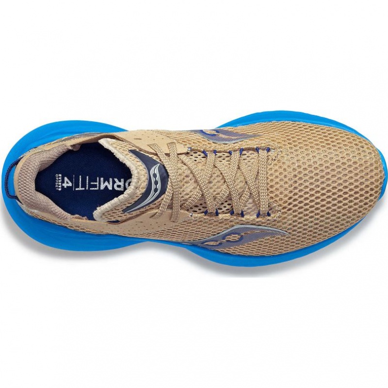 Saucony Kinvara 14 Women's Running Shoes Beige / Blue | NZ IOMZD