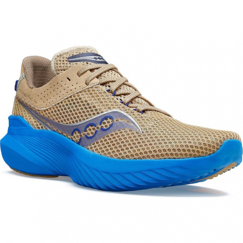 Saucony Kinvara 14 Women's Running Shoes Beige / Blue | NZ IOMZD