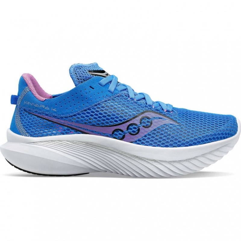 Saucony Kinvara 14 Women\'s Running Shoes Blue | NZ LGQXU