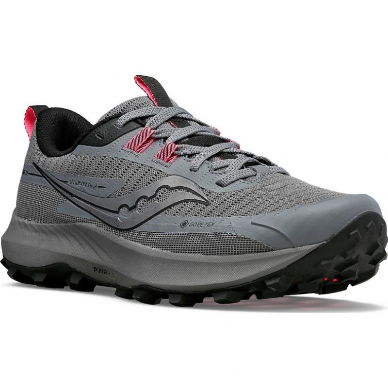 Saucony Peregrine 13 GTX Women's Trail Running Shoes Grey | NEW ZEALAND HXJQB