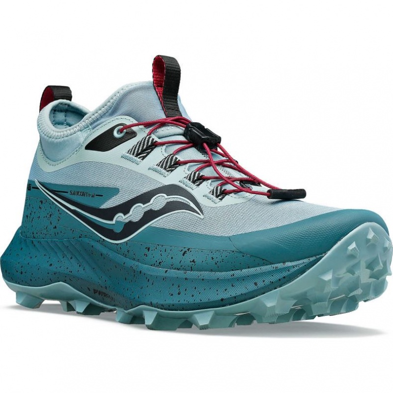 Saucony Peregrine 13 ST Women's Trail Running Shoes Turquoise | NEW ZEALAND BEWGR