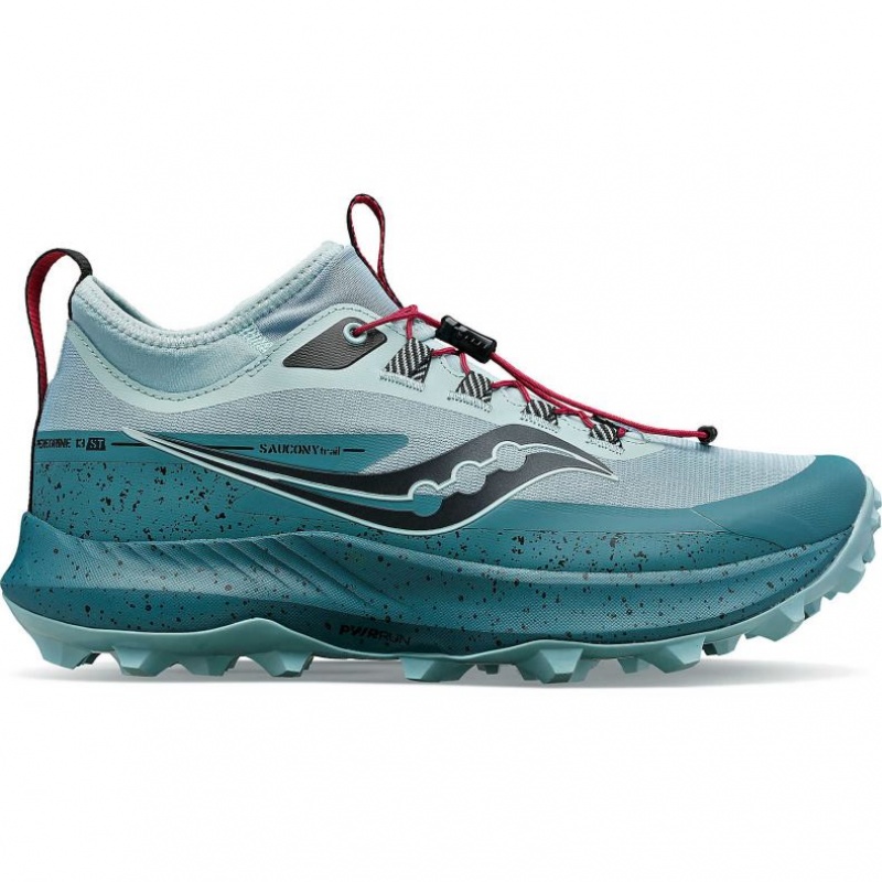 Saucony Peregrine 13 ST Women\'s Trail Running Shoes Turquoise | NEW ZEALAND BEWGR