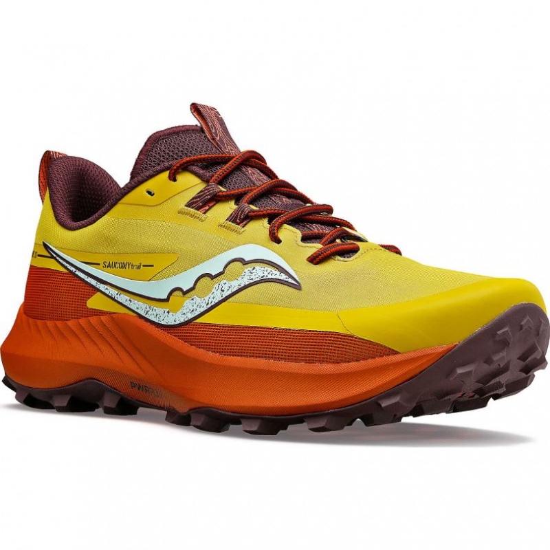 Saucony Peregrine 13 Women's Trail Running Shoes Yellow | NZ PVIUX