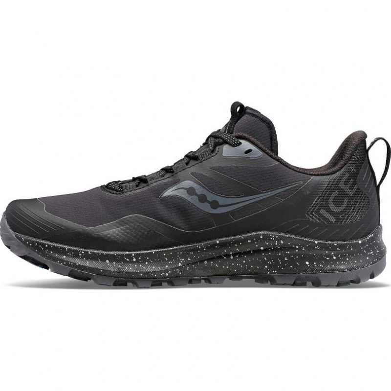 Saucony Peregrine ICE+ 3 Men's Running Shoes Black | NZ EXIYV