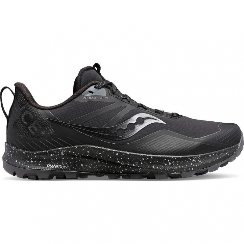 Saucony Peregrine ICE+ 3 Men\'s Running Shoes Black | NZ EXIYV