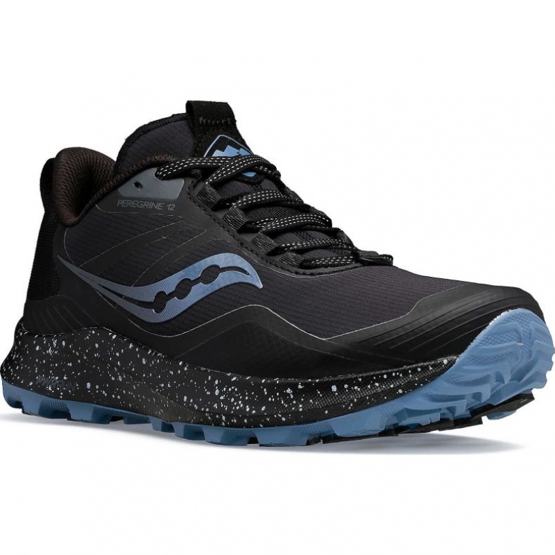 Saucony Peregrine ICE+ 3 Women's Trail Running Shoes Black | NZ DIFQB