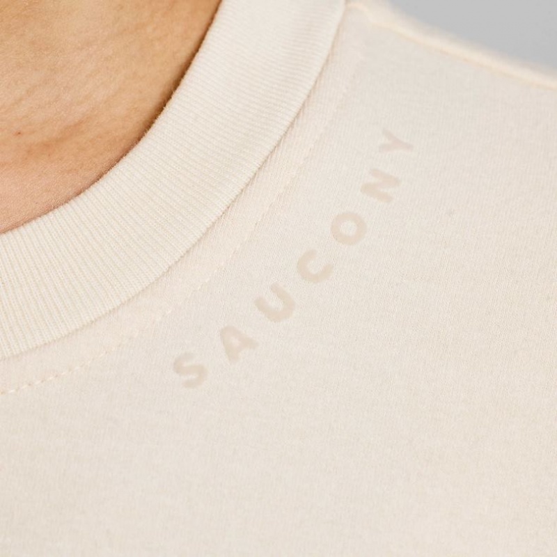 Saucony Recovery Crew Women's Sweatshirt White | NEW ZEALAND LSTGZ