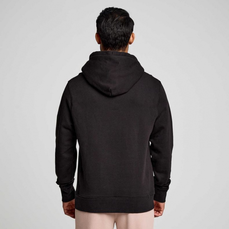 Saucony Recovery Men's Hoodie Black | NZ KNWJL