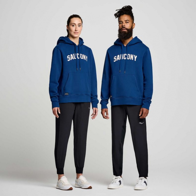 Saucony Recovery Men's Hoodie Indigo | NZ RWZFV