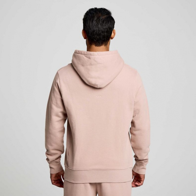 Saucony Recovery Men's Hoodie Pink | NEW ZEALAND JBZED