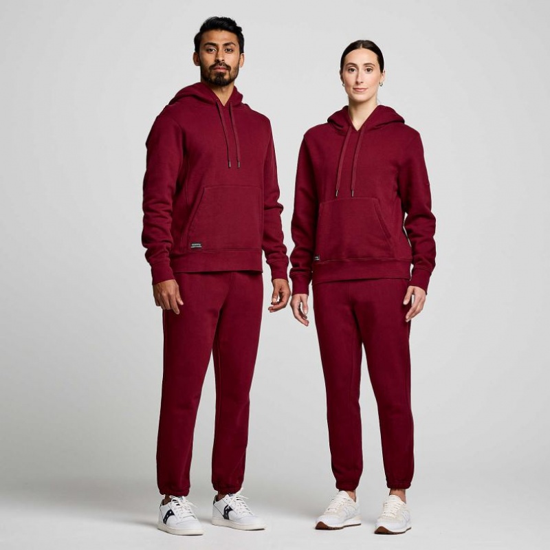 Saucony Recovery Men's Hoodie Red | NZ VJNKA