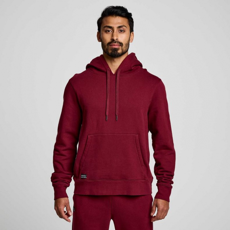 Saucony Recovery Men\'s Hoodie Red | NZ VJNKA