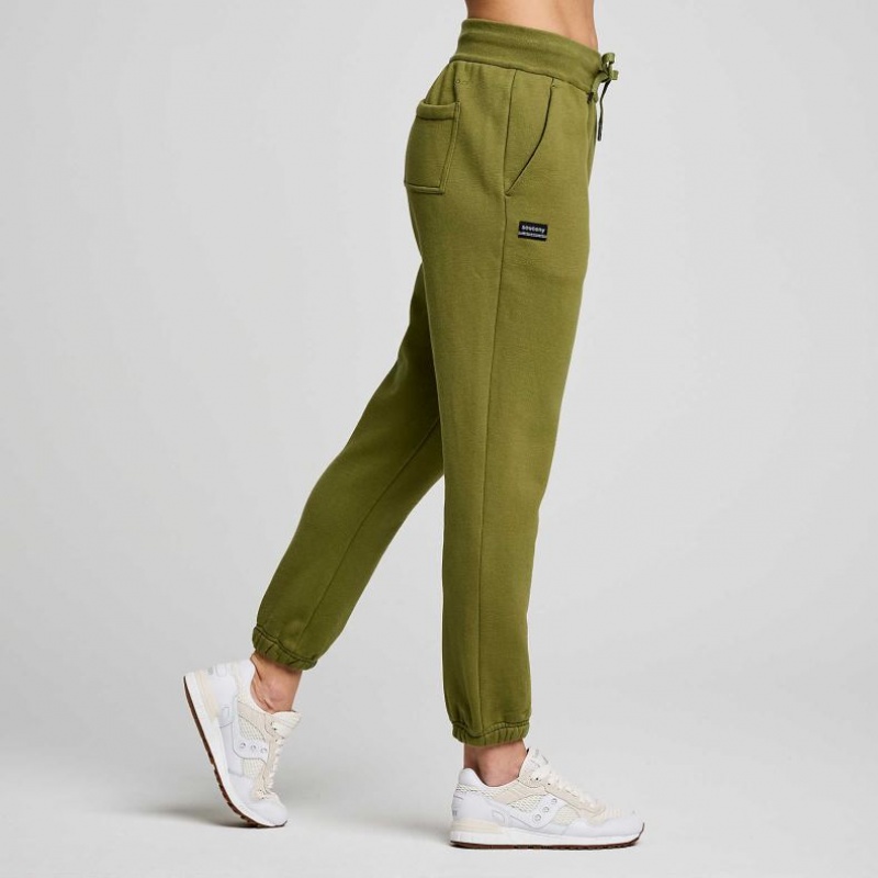 Saucony Recovery Women's Jogger Olive | NZ ILZGP