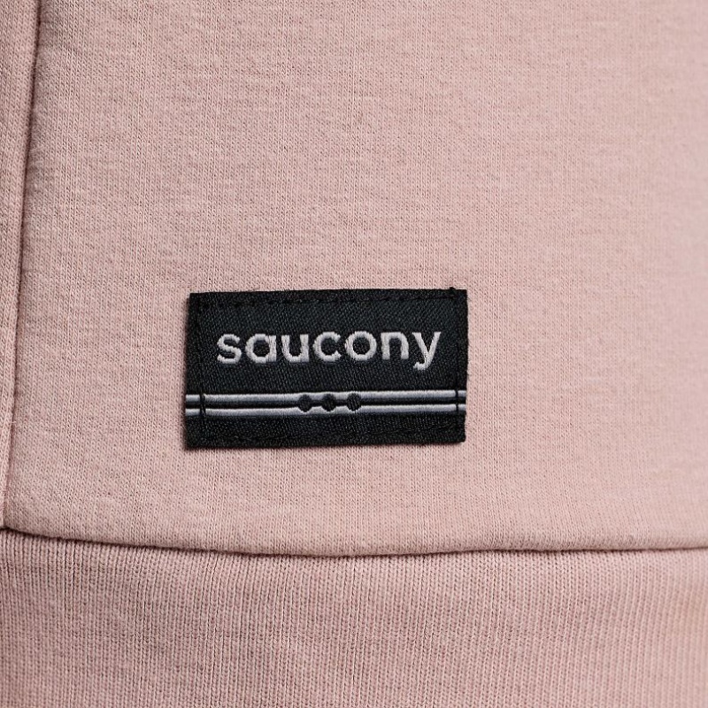 Saucony Recovery Zip Tunic Women's Hoodie Pink | NEW ZEALAND RPGJK