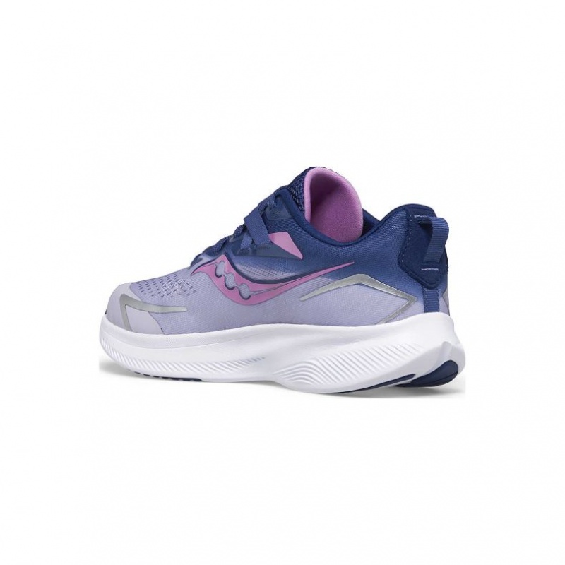 Saucony Ride 15 Big Kids' Sneakers Purple / Indigo | NEW ZEALAND NXPJD