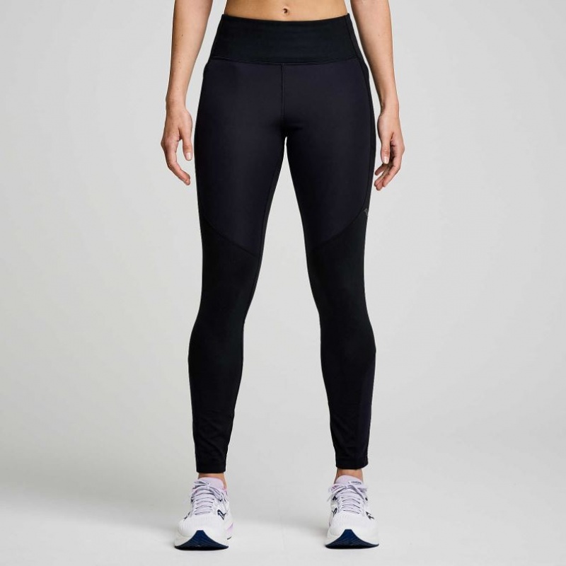 Saucony Runshield Women\'s Tight Black | NEW ZEALAND PQKRA