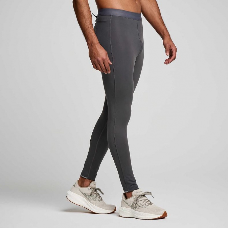 Saucony Solstice Men's Tight Grey | NEW ZEALAND JOLWI