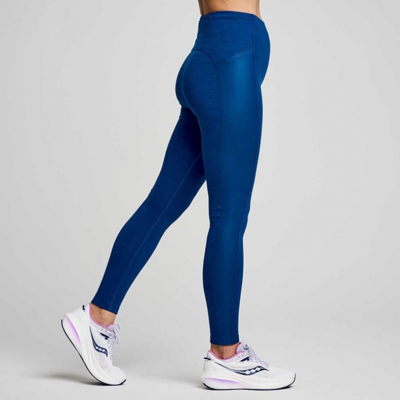 Saucony Solstice Women's Tight Indigo | NZ UTEPY