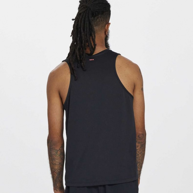 Saucony Stopwatch Men's Singlet Black | NZ PHEFS