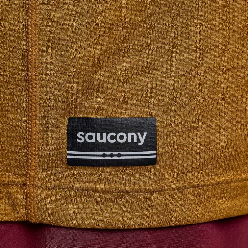 Saucony Stopwatch Men's Singlet Brown | NEW ZEALAND WOEML