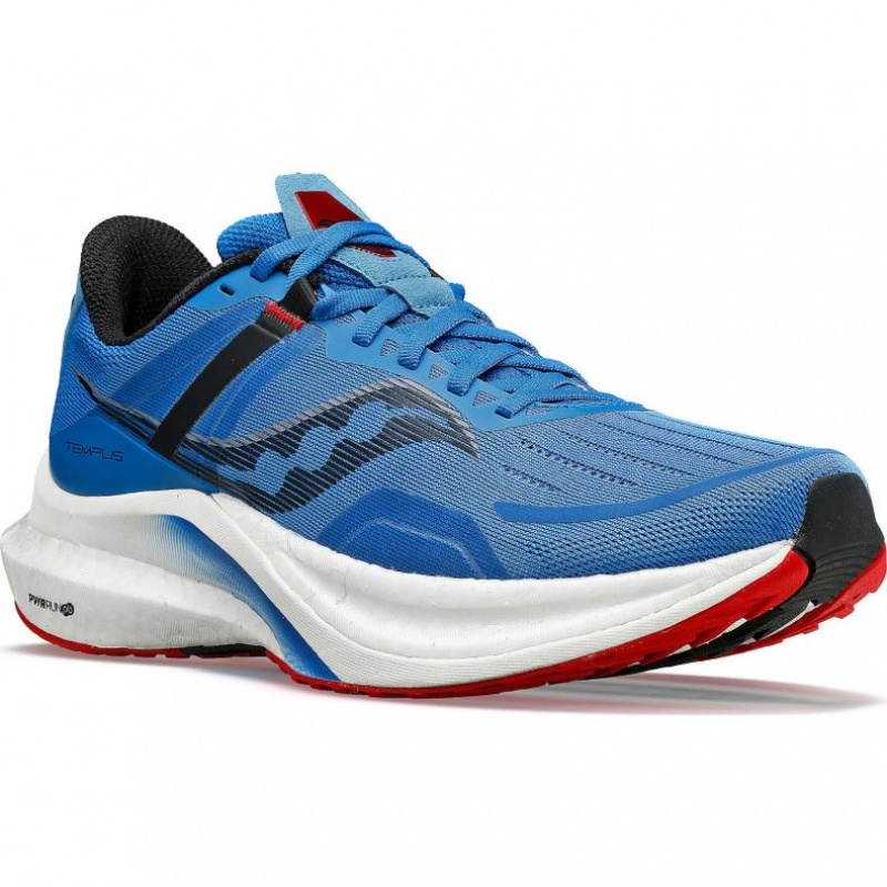 Saucony Tempus Men's Running Shoes Blue | NEW ZEALAND XSEGI