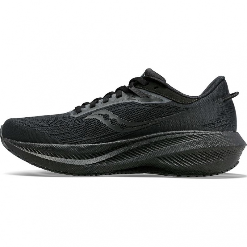 Saucony Triumph 21 Men's Running Shoes Black | NEW ZEALAND TSXDF