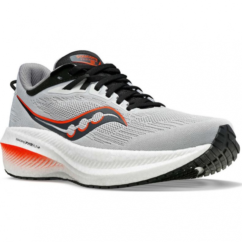 Saucony Triumph 21 Men's Running Shoes Grey | NZ KSHZI