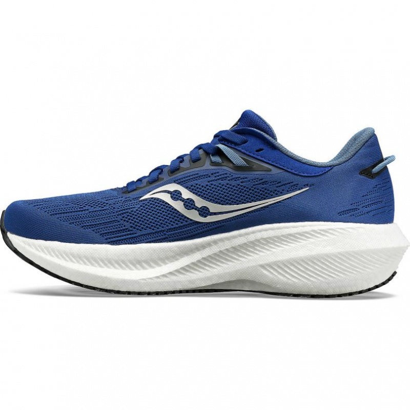 Saucony Triumph 21 Men's Running Shoes Indigo | NZ XMEVB