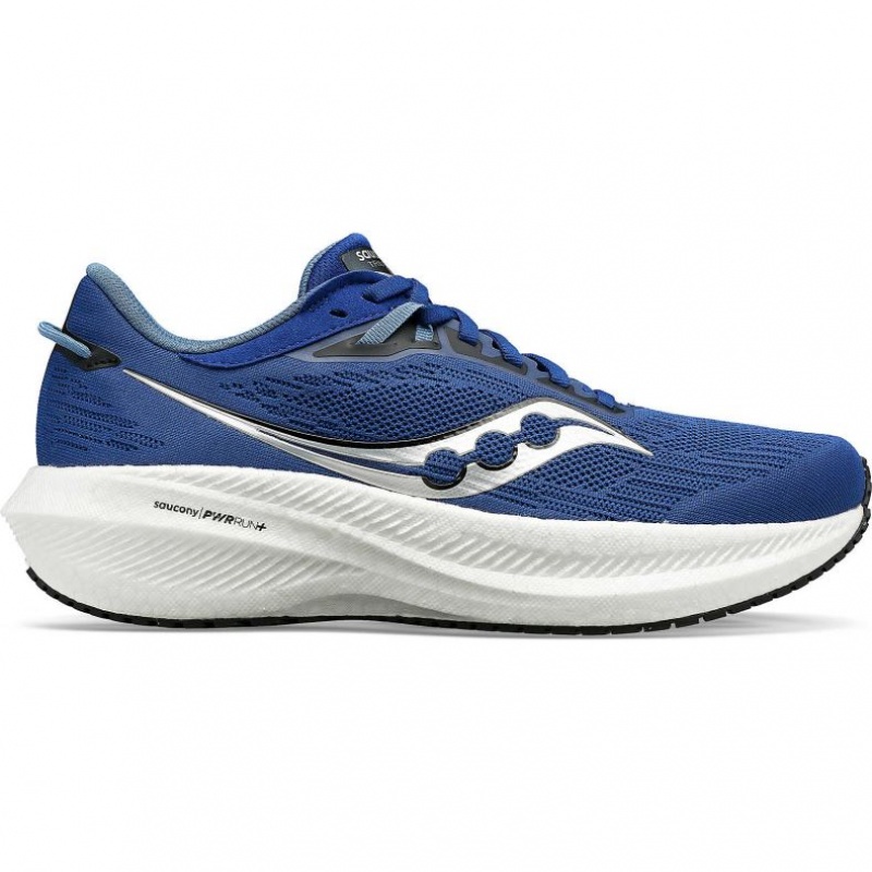 Saucony Triumph 21 Men\'s Running Shoes Indigo | NZ XMEVB