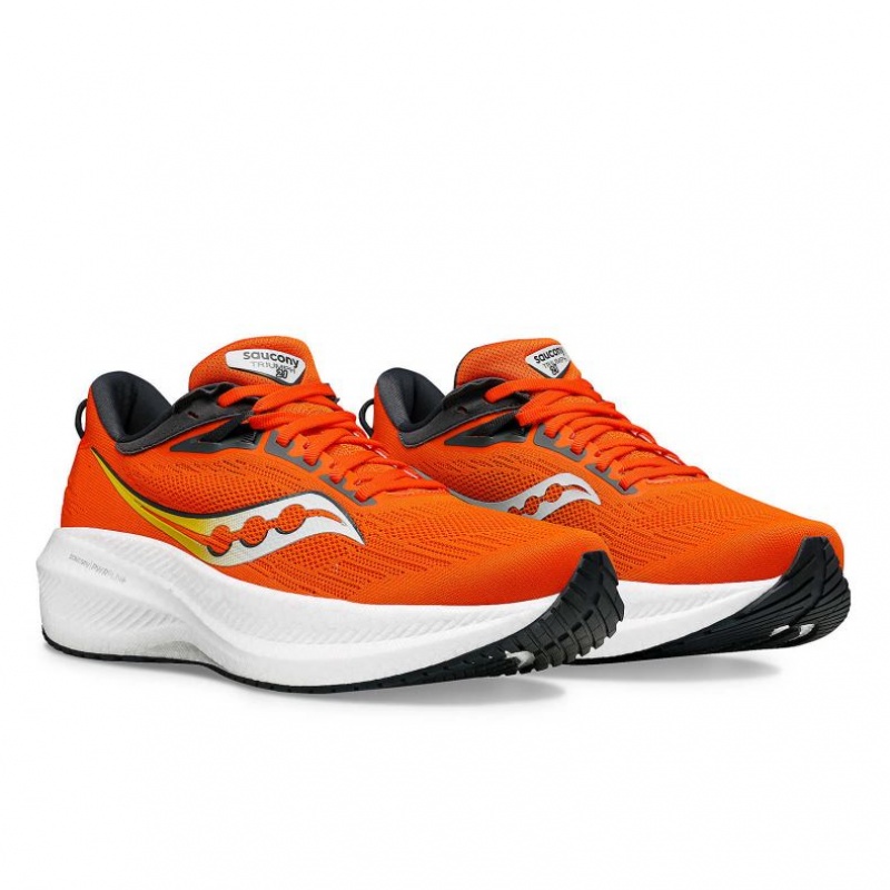 Saucony Triumph 21 Men's Running Shoes Orange | NEW ZEALAND OAXQC