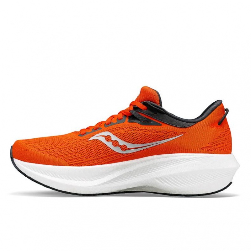 Saucony Triumph 21 Men's Running Shoes Orange | NEW ZEALAND OAXQC