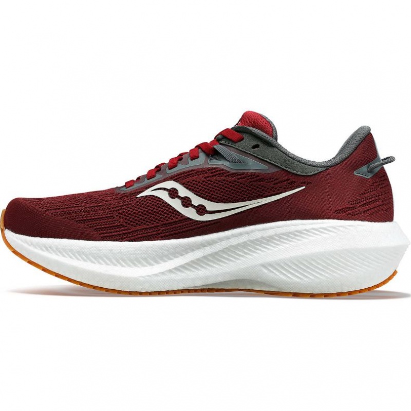 Saucony Triumph 21 Men's Running Shoes Red | NZ LKOVP