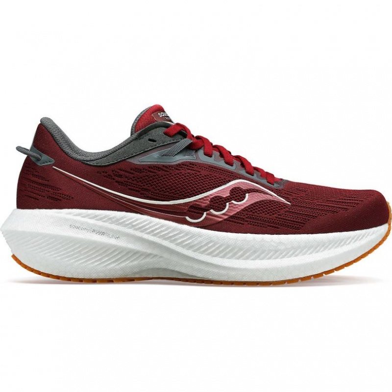 Saucony Triumph 21 Men\'s Running Shoes Red | NZ LKOVP