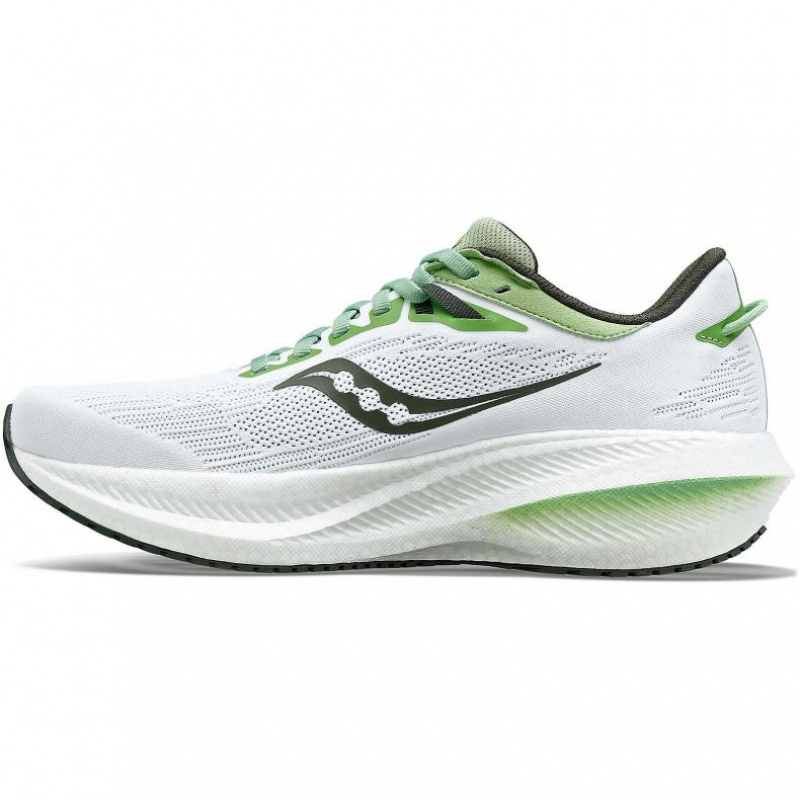 Saucony Triumph 21 Men's Running Shoes White | NZ YCPRK