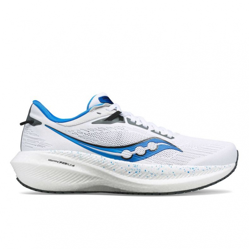 Saucony Triumph 21 Men\'s Running Shoes White | NZ KCOGU