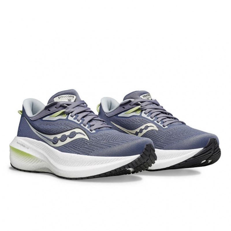 Saucony Triumph 21 Women's Running Shoes Blue | NEW ZEALAND MTQXZ