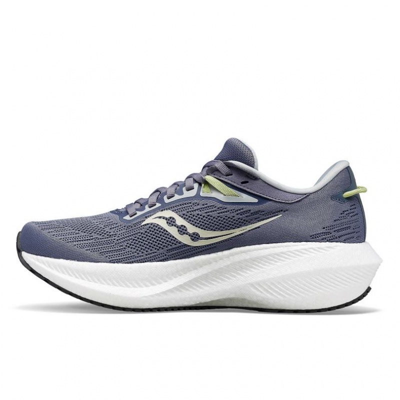 Saucony Triumph 21 Women's Running Shoes Blue | NEW ZEALAND MTQXZ