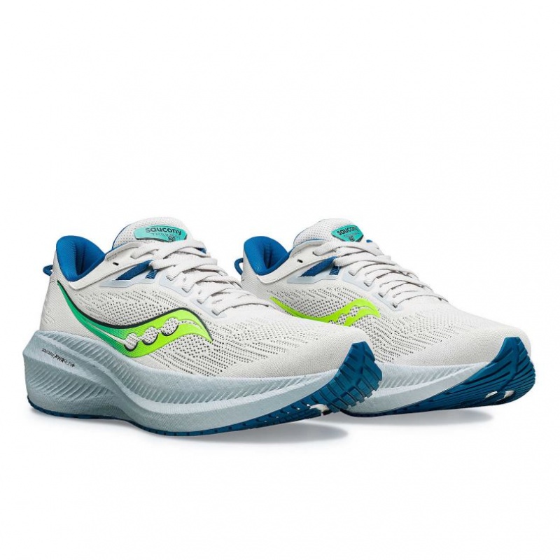 Saucony Triumph 21 Women's Running Shoes White | NZ NGRXZ