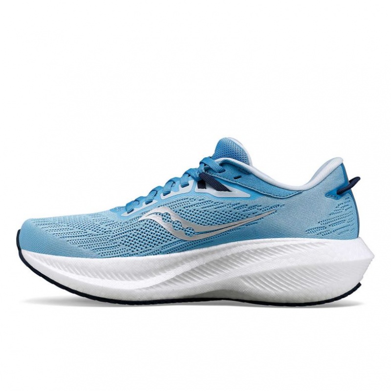 Saucony Triumph 21 Women's Running Shoes Blue | NEW ZEALAND JMPTE